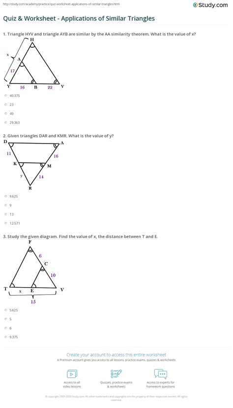 10 Similar Right Triangles Worksheet Worksheets Decoomo