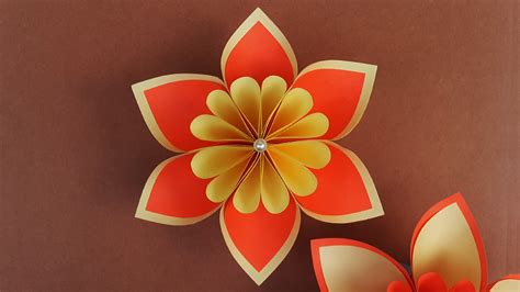 Colors Paper Beautiful Paper Flower Tutorial Step By Step Diy Paper