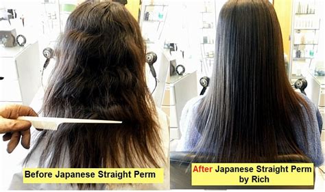 Permanent hair straightening at home using only 2 natural ingredients. Japanese Straight Perm - Yelp