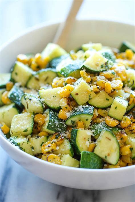 Vegetable sides recipe for christmas. Zucchini and Corn With Parmesan | Dinner Ideas With August ...