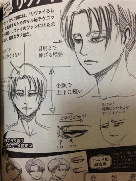 Poetic justice just like everything else in this series!! hajime isayama | kirayamapi:design sketches of Levi by ...