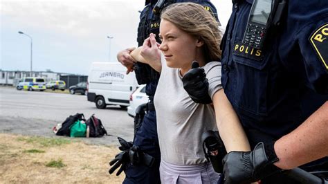 Greta Thunberg Charged With Disobeying Police Orders During A Protest
