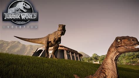 Rexy Vs The Raptors Jurassic World Evolution Return To Jurassic Park Part 15 Youtube