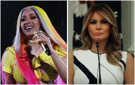 cardi b hits back at deanna lorraine for saying the world needs less of her and more of melania