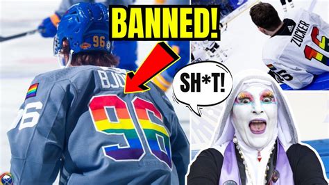 Nhl Bans Lgbtq Pride Jerseys Woke Outrage Was Distraction For Hockey League Youtube
