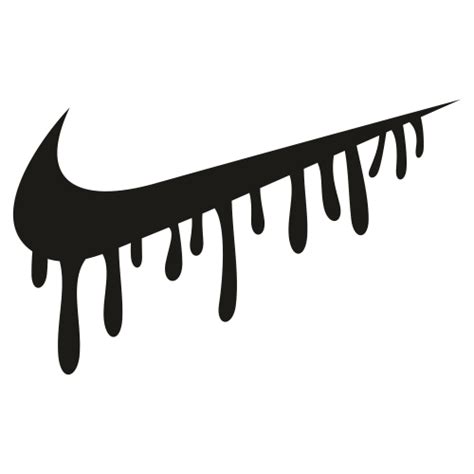 Dripping Nike Logo SVG Drip Nike Logo Svg Cut File