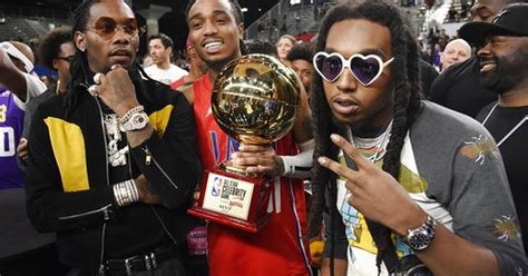 Migos seemingly hinted at its release hours before it arrived. Migos star shines in celebrity game, Watson does double duty