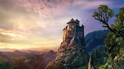 Fantasy Castle 4k Ultra Hd Wallpaper