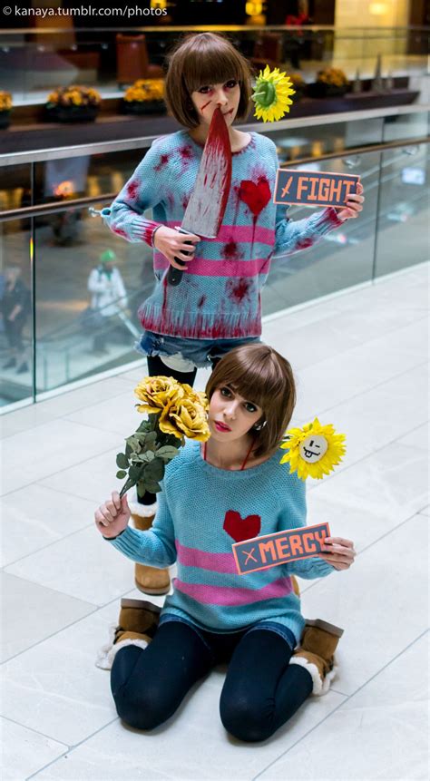 Undertale Cosplay Frisk Paccifist And Genoicide Undertale Cosplay