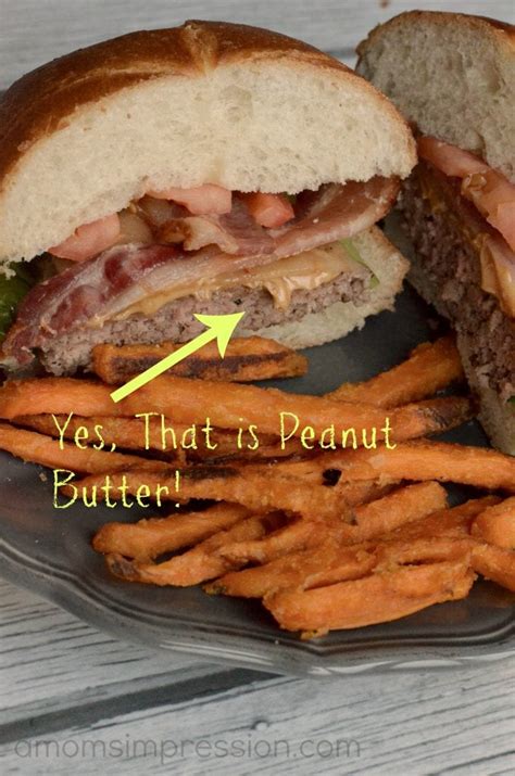 A centering conveyor would be useful to make sure this doesn't happen. Peanut Butter Bacon Cheeseburger- A Mom's Impression ...