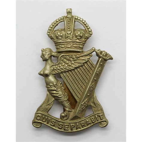 Royal Ulster Rifles Cap Badge Kings Crown