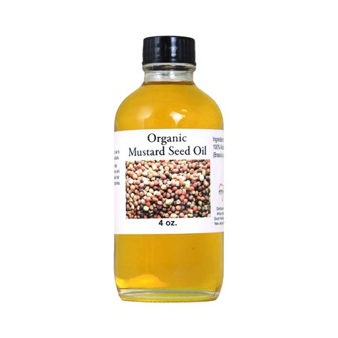 Organic Mustard Seed Oil 4 Oz Healing Oils African Health And Beauty