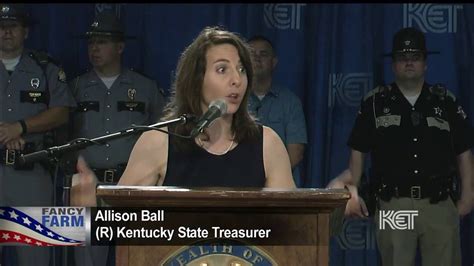 Treasurer Allison Ball Speech Fancy Farm 2016 Ket Youtube