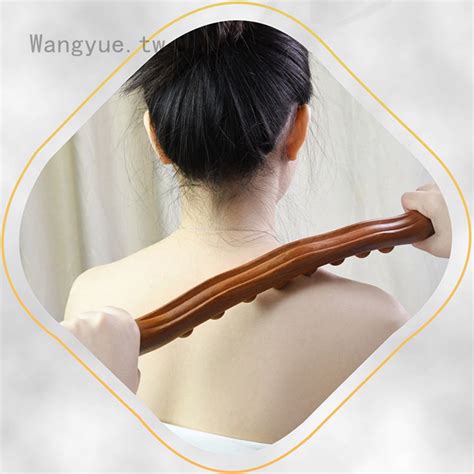 Wangyue Carbonized Eight Beads Rolling Stick Universal Back Acupuncture Massage Tendons Removing