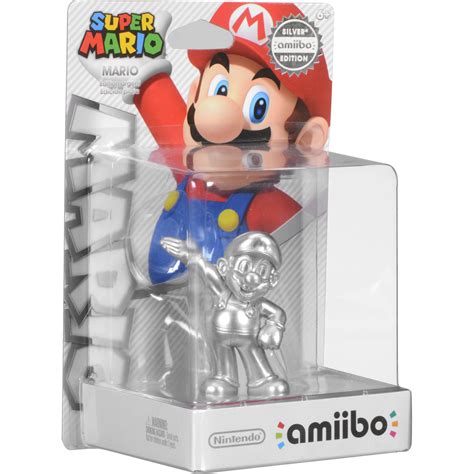 Nintendo Mario Silver Edition Amiibo Figure Nvlcabah Bandh Photo