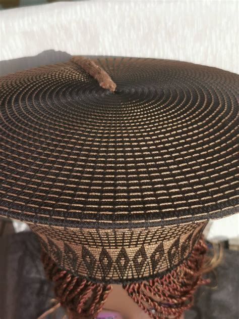 Brown Isicholi Zulu Bucket Hat Traditional Zulu Hat African Etsy