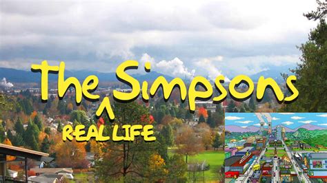 What The Simpsons Springfield Looks Like In Real Life