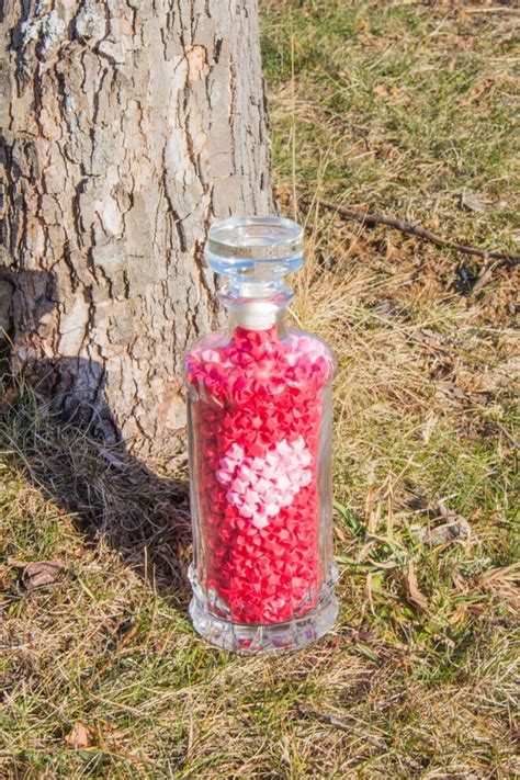 Items Similar To Valentines Origami Star Bottle On Etsy