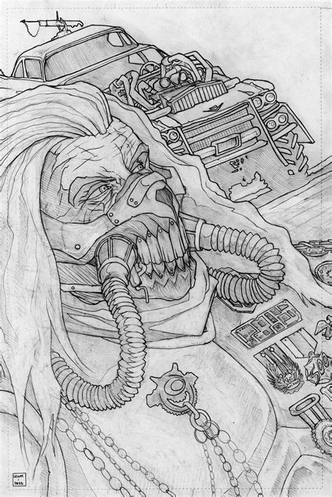 This is a nice coloring for big and small children. Mad Max coloring, Download Mad Max coloring for free 2019