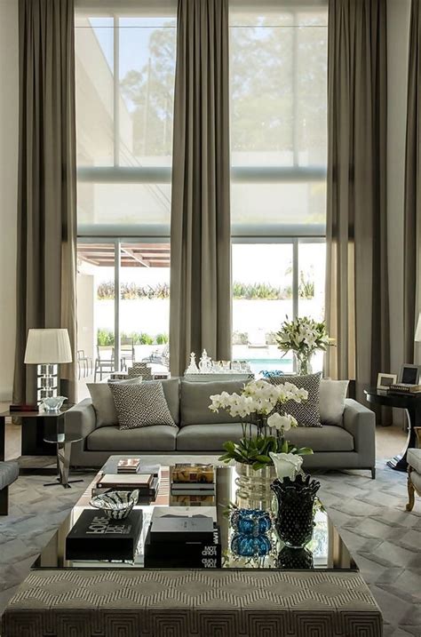 60 Incridible Tall Curtains Ideas For Your Home Living Room Design