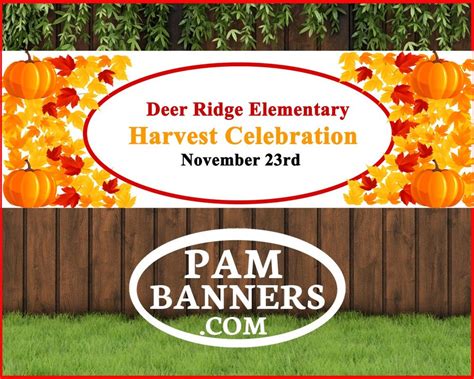 Harvest Personalized 6x2 Vinyl Banner Free Shipping Etsy