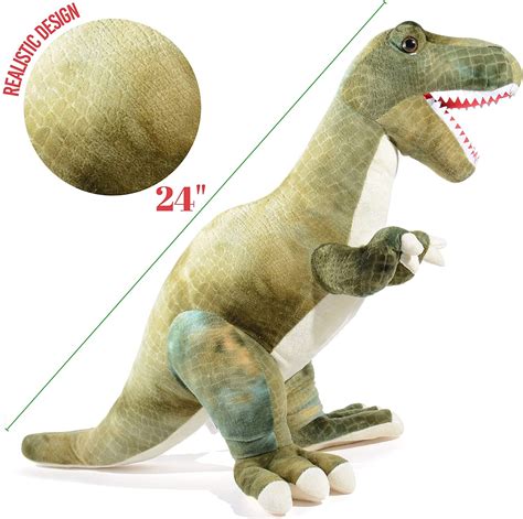Prextex Giant Plush Toy Dinosaur 24 T Rex Jumbo Cuddly Soft Dinosaur