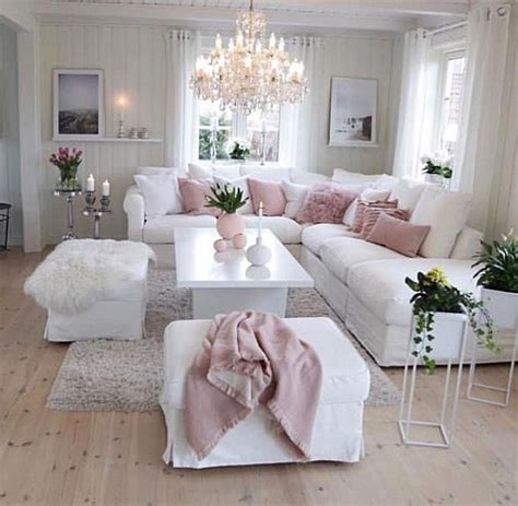 50 Stunning Romantic Living Room Decor Livingroomcolors White Living