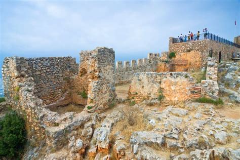 Alanya Ancient Castle Ruins Editorial Image Image Of Street Point