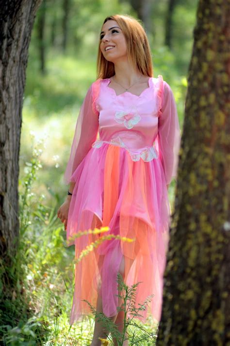 Gratis Afbeeldingen Bos Meisje Bloem Model De Lente Herfst Mode Kleding Roze Blond