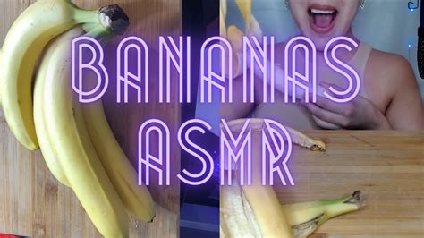 Asmr Bananas 🍌 Eating Sounds Mukbang 먹방 Youtube