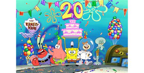 Spongebob Squarepants Celebrates 20 Years With A Movie Etiquette Psa