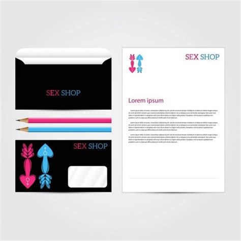 Tarjeta De Visita Para Sex Shop — Vector De Stock © Ghouliirina
