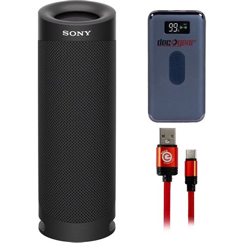 Sony Srs Xb23b Xb23 Extra Bass Portable Bluetooth Speaker Black