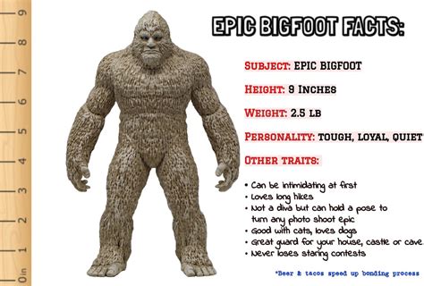 Epic Bigfoot Statue Sasquatch Figure Yeti Figurine Beige Etsy