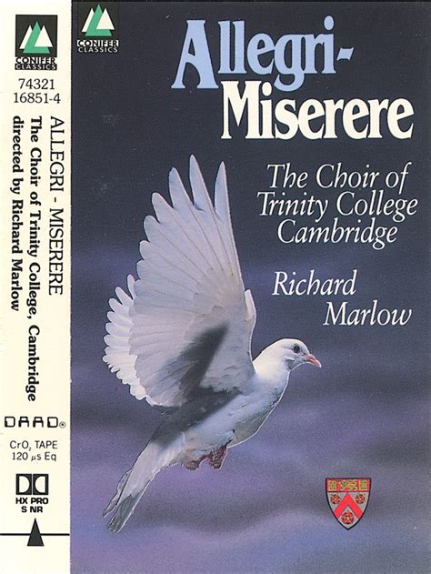 The Choir Of Trinity College, Cambridge – Allegri-Miserere (1993
