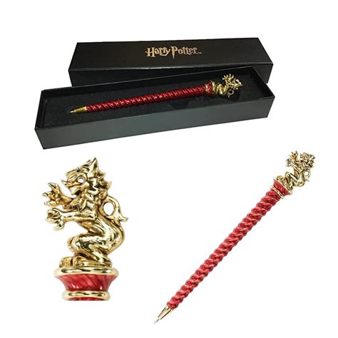 Harry Potter Gryffindor Pen Gold Plated The Noble Collection Shopee