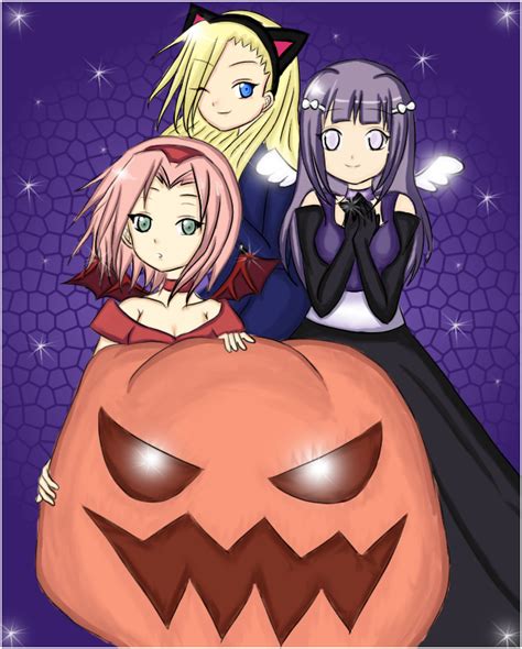 Naruto Girls Halloween 2007 By Minnietta On Deviantart