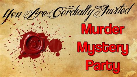 If you want to see how to write a murder mystery,… Murder Mystery Party (GMod Murder) - YouTube