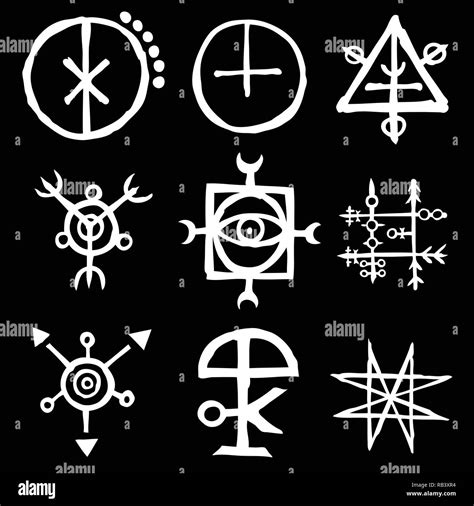 Mystic Mit Magischen Kreise Pentagram Und Imaginären Chakren Symbole