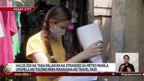 Halos 300 Taga Palawan Na Stranded Sa Metro Manila Umapela Ng Tulong Para Makakuha Ng Travel