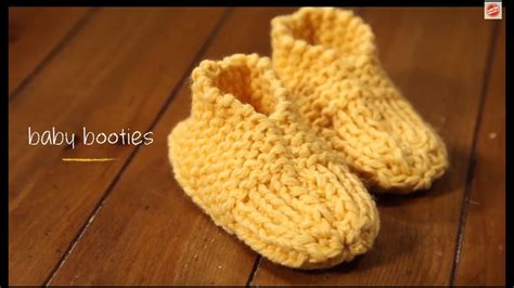 Or maybe you need to whip out a last minute gift for a friend? Knit Baby Booties with pattern | 1 Hour Project Knitting ...