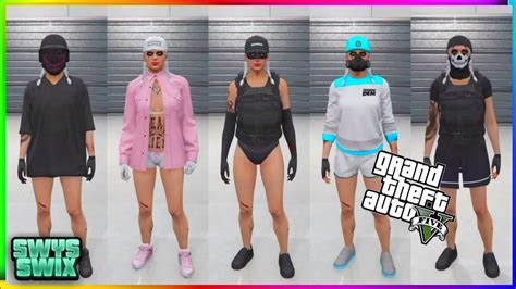 Avoir 5 Tenues Modder Sans Codages Sur Le Perso FÉminin Sur Gta 5