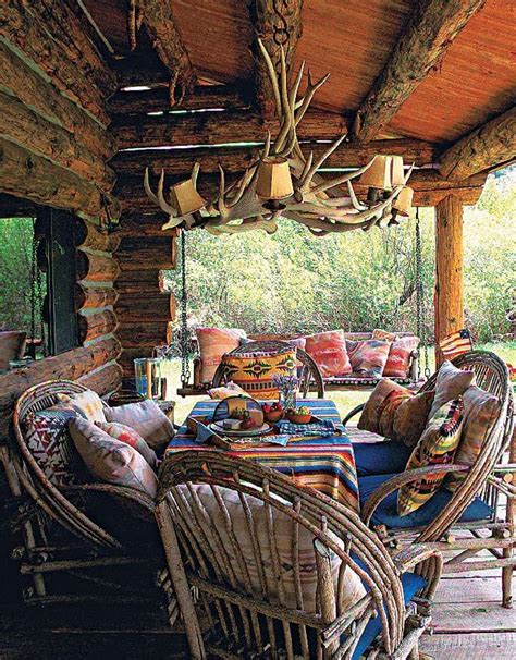 Inspiring Cabin Style Decoration Ideas 2017 20 Rustic Patio Rustic