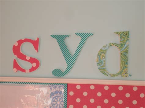 Diy By Design Fabric Covered Letters