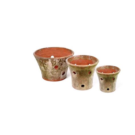 Ceramic Orchid Pots With Holes Ubicaciondepersonascdmxgobmx