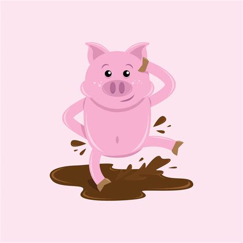 Cute Critters Pig Illustration Vector 181241 - Download Free Vectors, Clipart Graphics & Vector Art