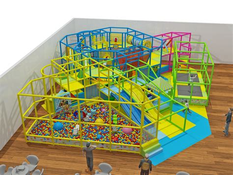 2 Level Generic Indoor Play Structure Indoor Playgrounds International