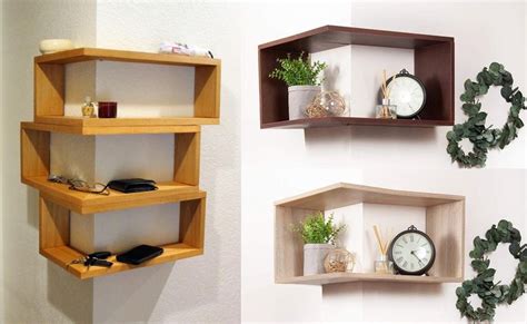 These Around The Corner Shelves Make For A Unique Design Idea Corner