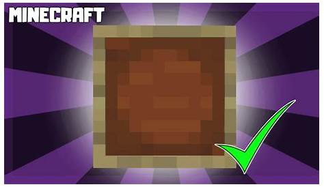 how to make picture frame minecraft