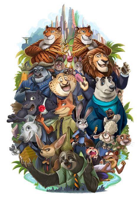 Art Of The Day 53 All Together Now Zootopia News Network Zootopia